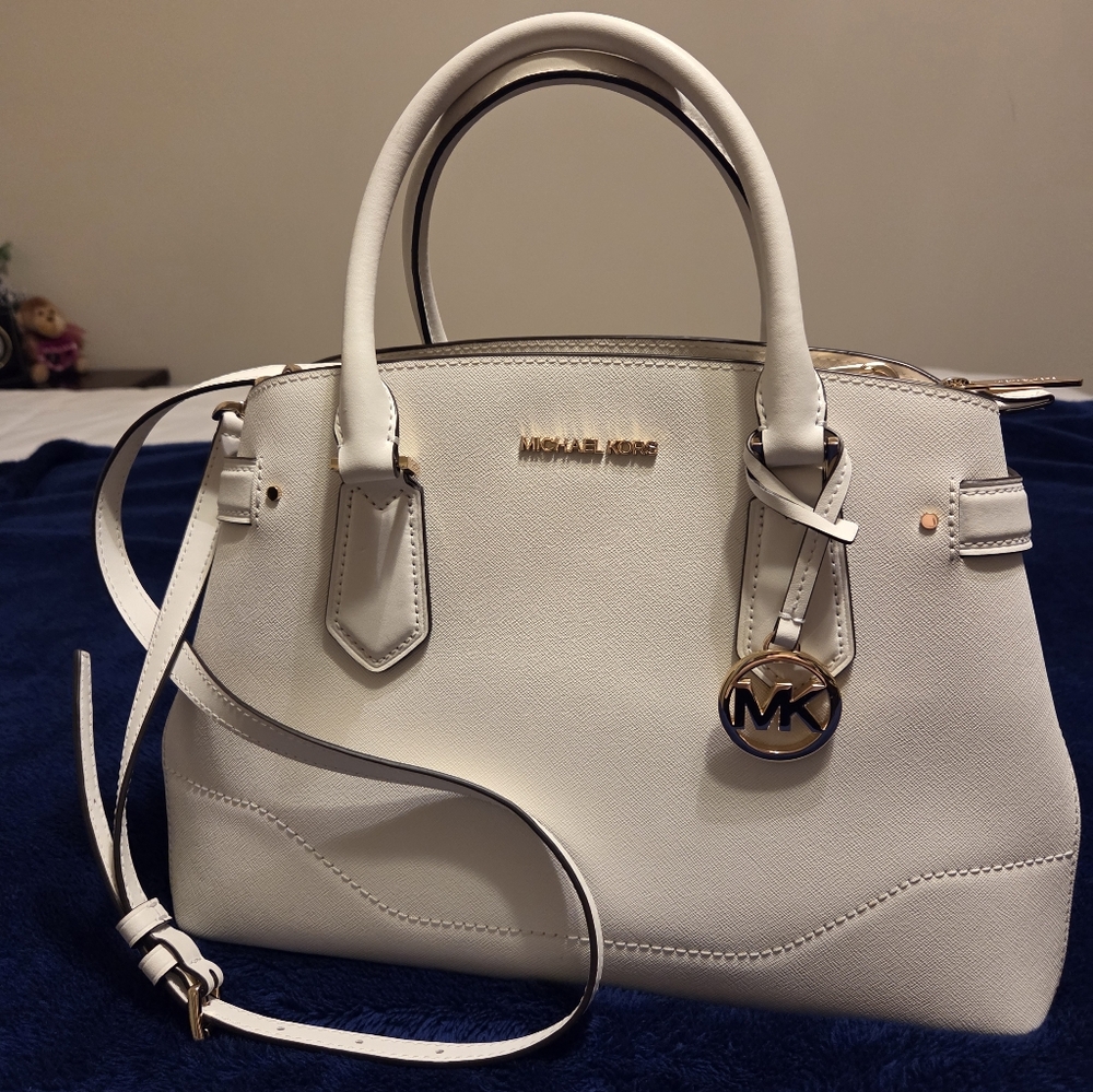 MK White Purse